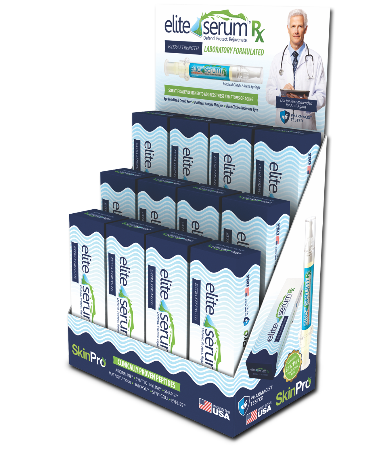 ELite Serum Retail Display